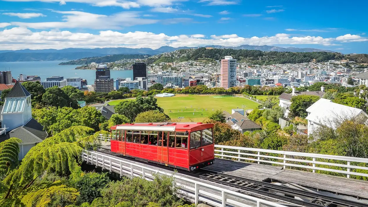 Wellington Cable Car, das Wahrzeichen von Neuseeland