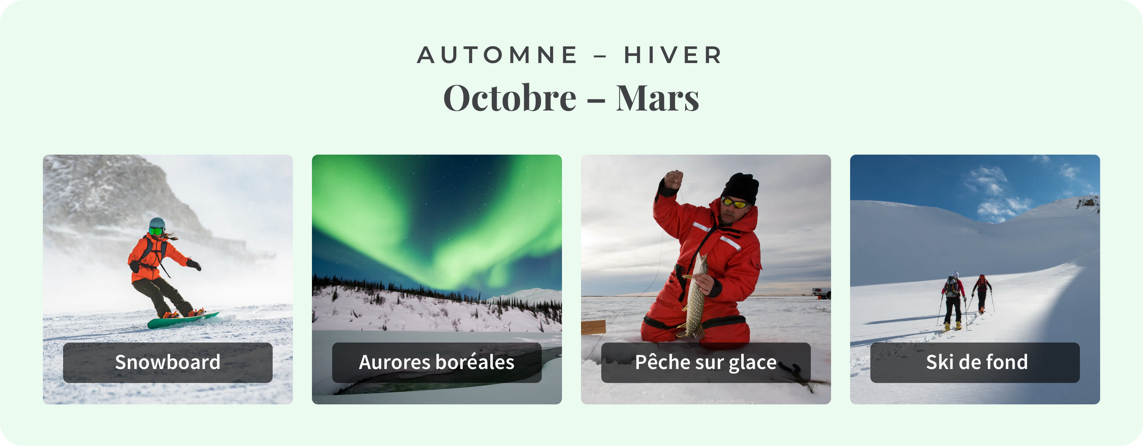 Découvrez les activités à faire en Alaska en automne et en hiver