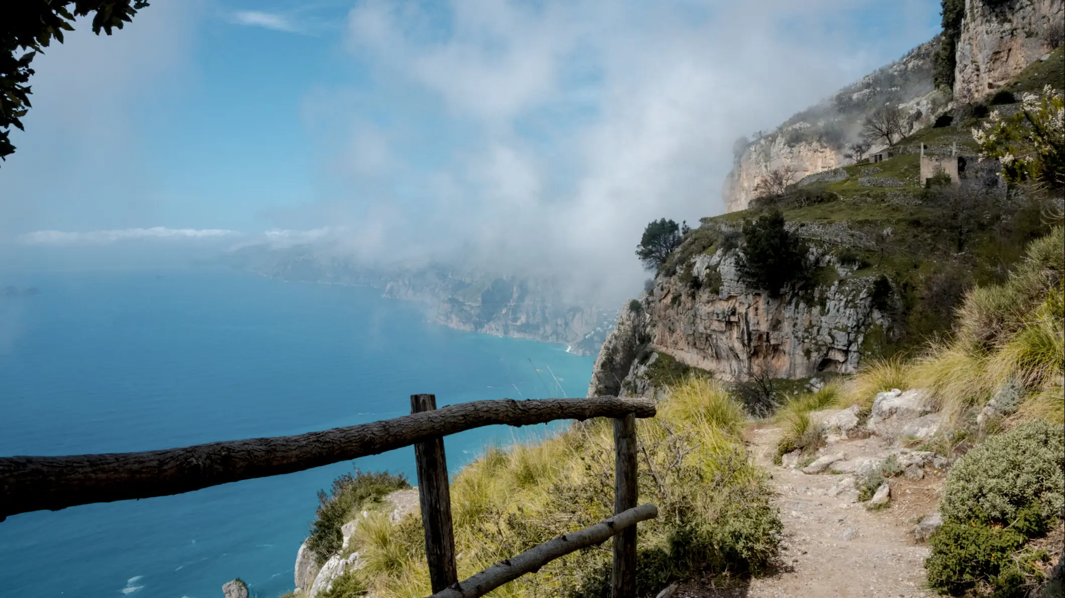 Sentier des Dieux, Côte Amalfitaine, Italie Photo du Sentier des Dieux sur la côte almafitaine