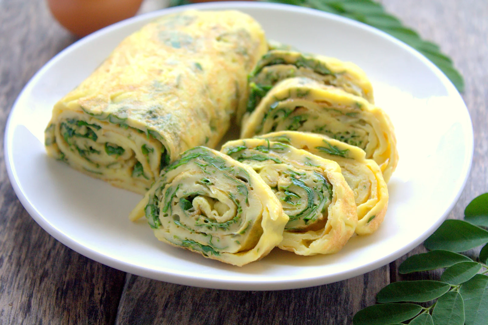 Omelete de moringa