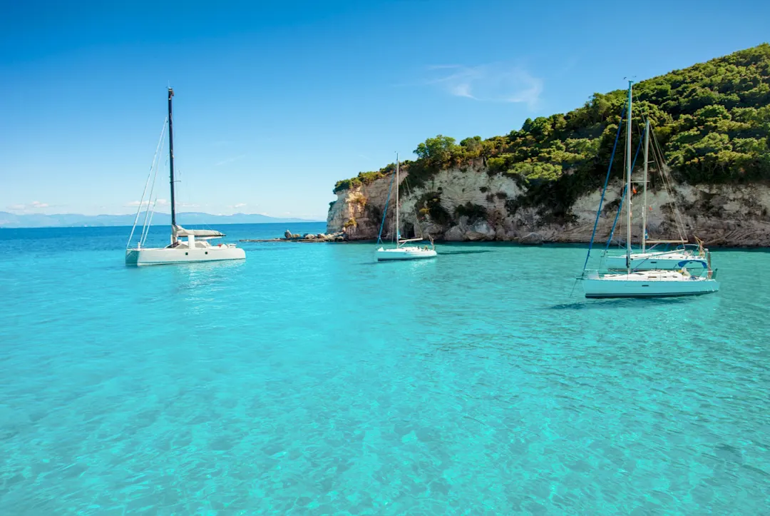 Grèce, Corfou, voiliers