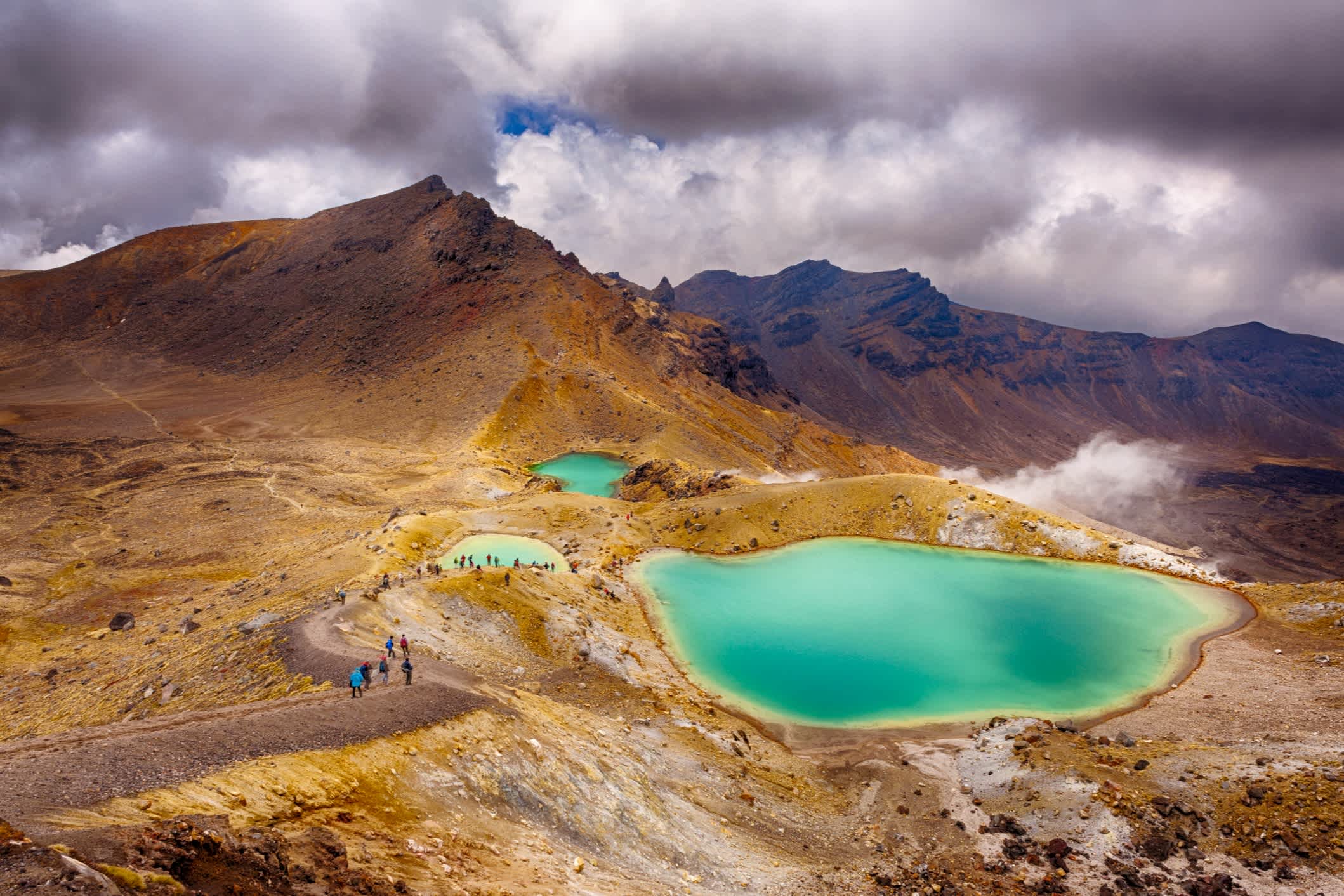 Lagune im Tongario-Nationalpark