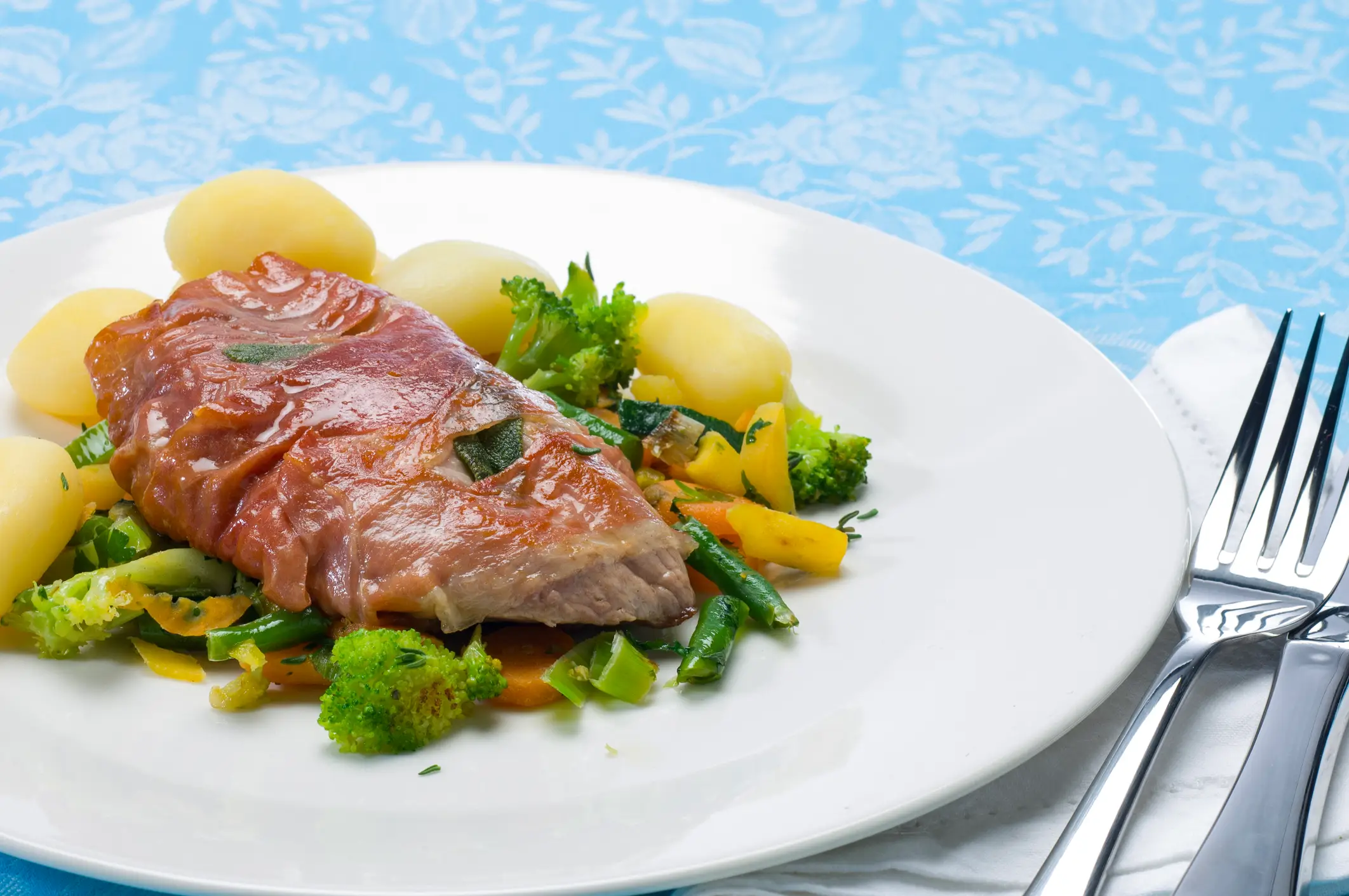 Italien, Essen Saltimbocca Saltimbocca alla romana, italienische Küche