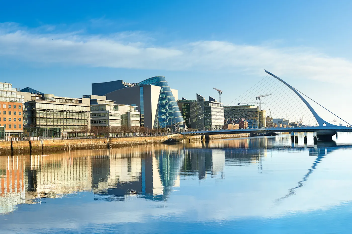 Dublin - Ireland, Ireland, Urban Skyline, City, Bridge - Built Structure

