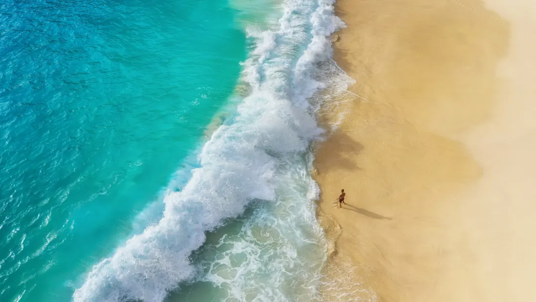 Indonésie, Lombok, plage de Sire