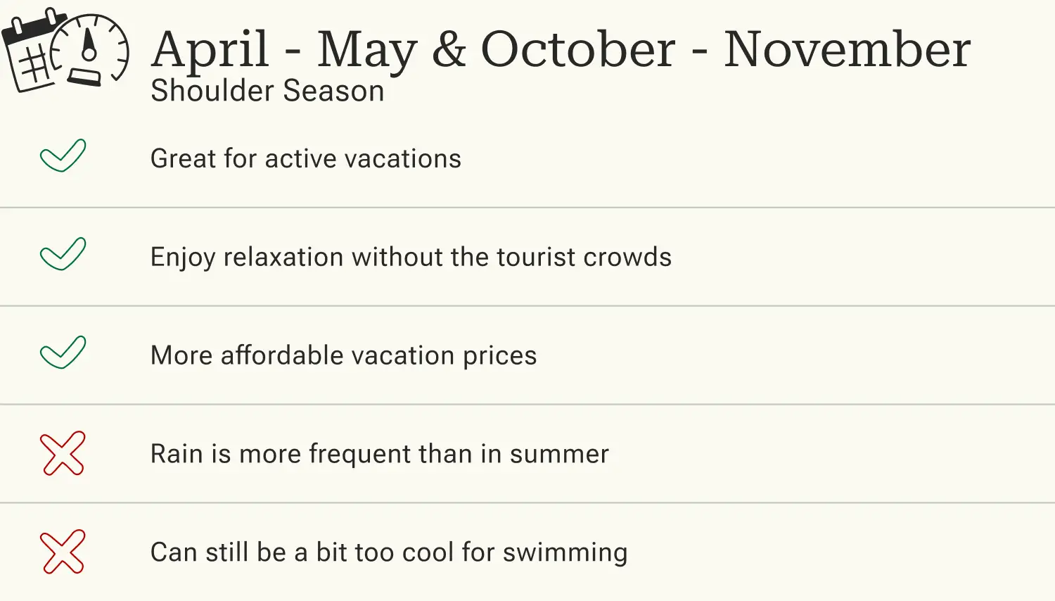 Best time to visit Crete mid-season Advantages and disadvantages of traveling to Crete in the low season