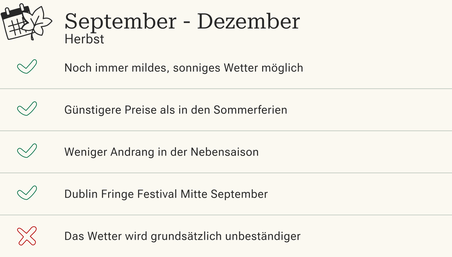 Beste Reisezeit für Irland Klima, Wetter & Tipps Tourlane