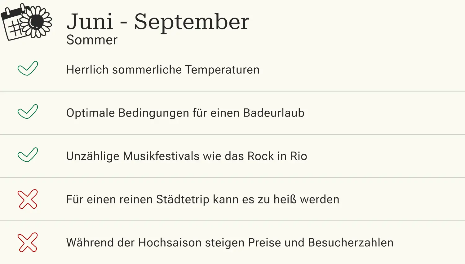 Beste Reisezeit, Lissabon, Sommer Vor- und Nachteile einer Reise nach Lissabon im Sommer.
