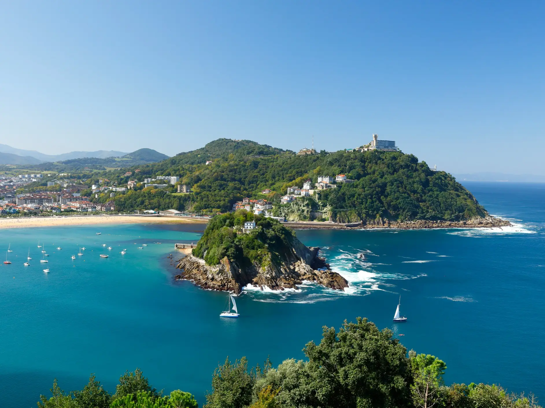 Spanien, San Sebastian, Küste