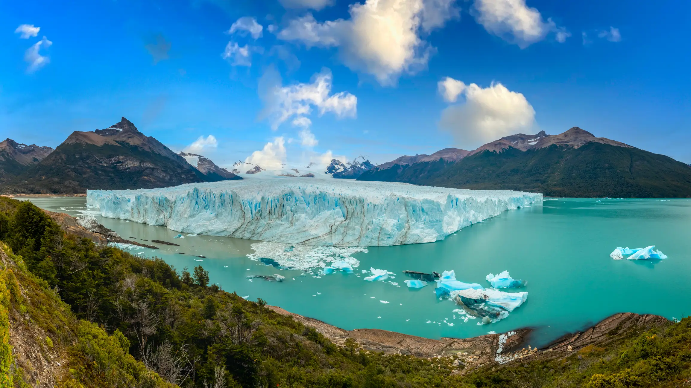Argentinien, Perito-Moreno-Gletscher in Patagonien El Calafate, Patagonien - Argentinien, Los Glaciares National Park, Provinz Santa Cruz - Argentinien, See