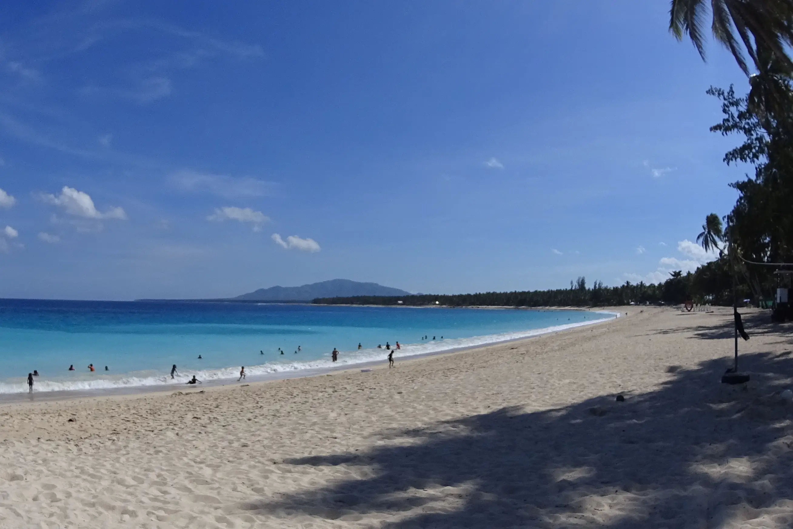 Dahican Beach in Mati, Philippinen.

