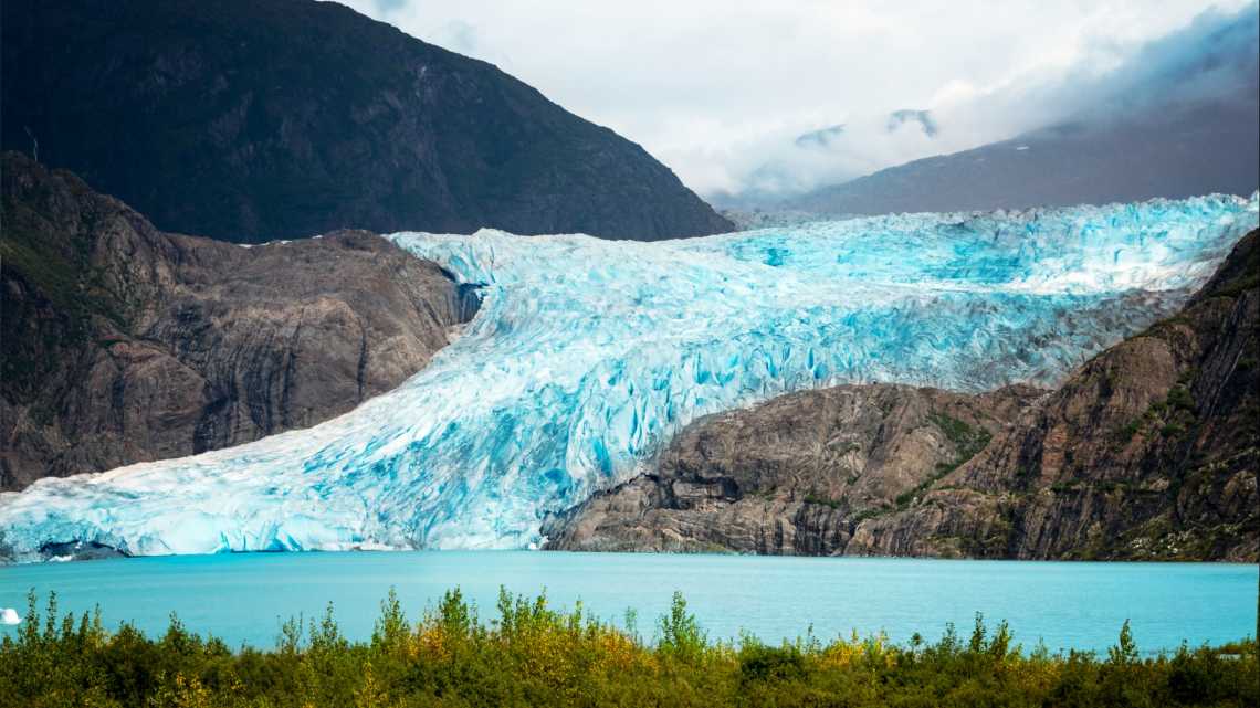 Parc national du glacier Mendenhall, Juneau, Alaska, États-Unis