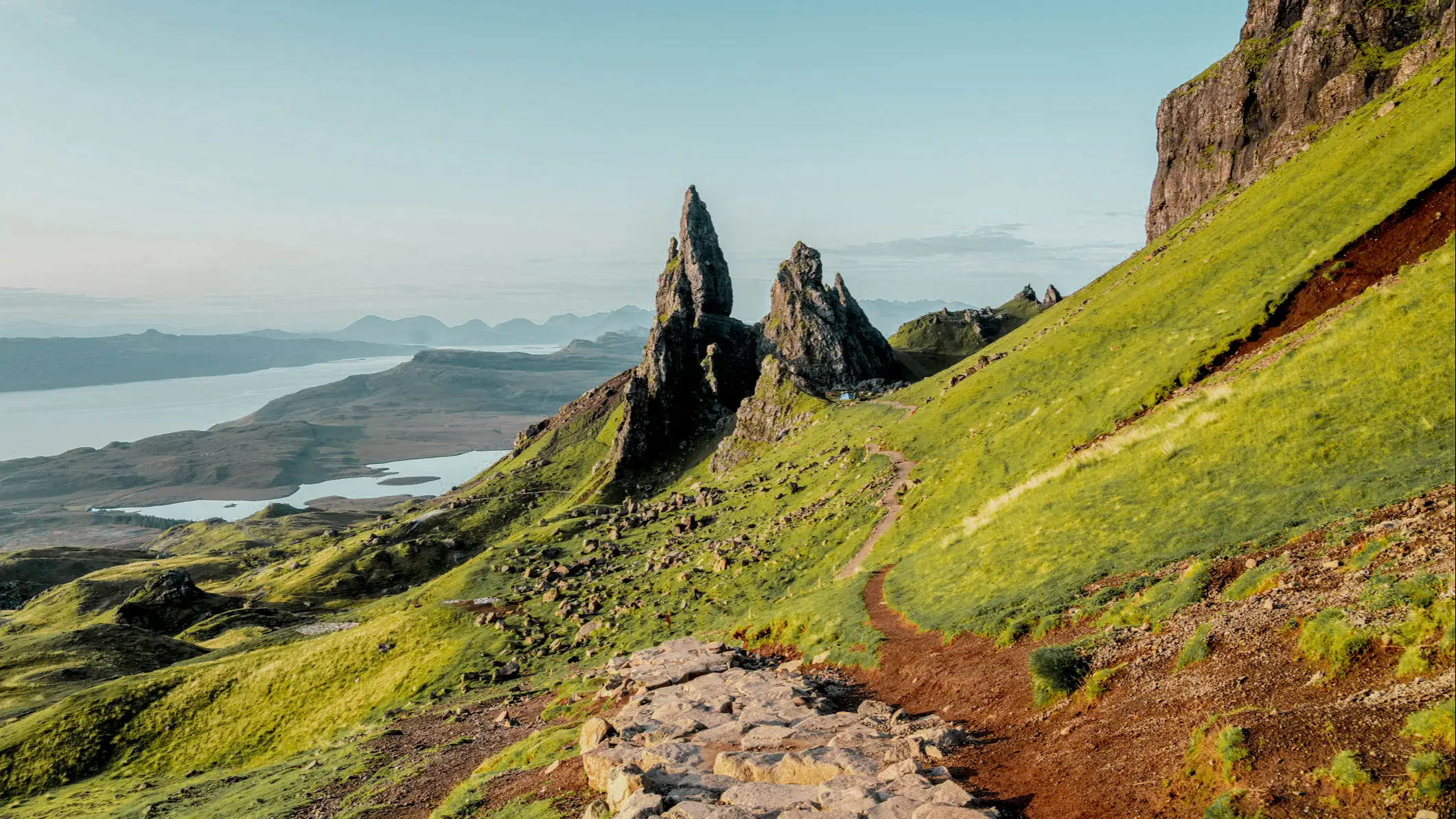View over Old Man Of Storr, Isle Of Skye, Scotland