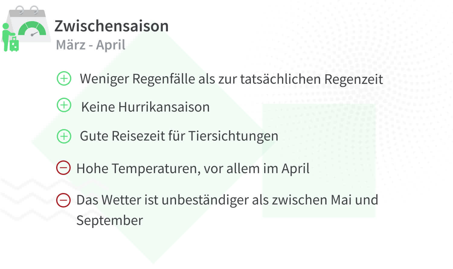 Vorteile und Nachteile der Reisen nach Borneo in der Zwischensaison