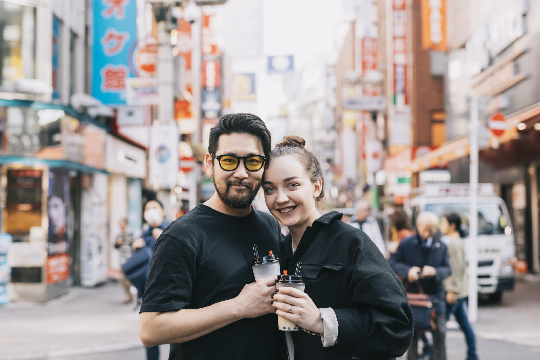 Un couple à Tokyo, Japon