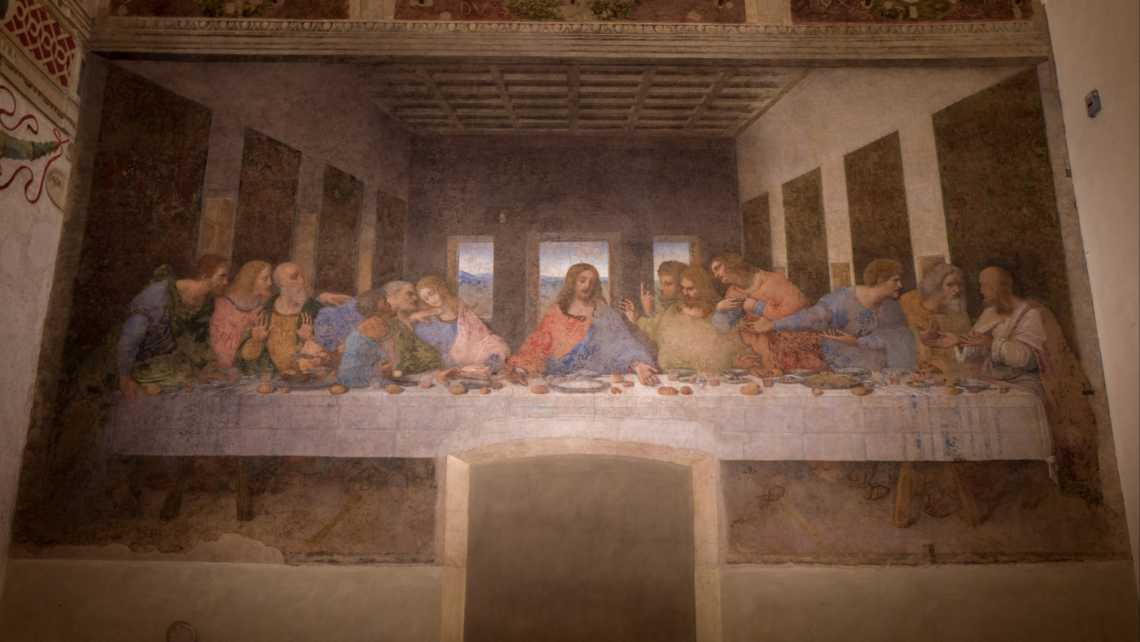 La Cène de Léonard de Vinci à Milan en Italie