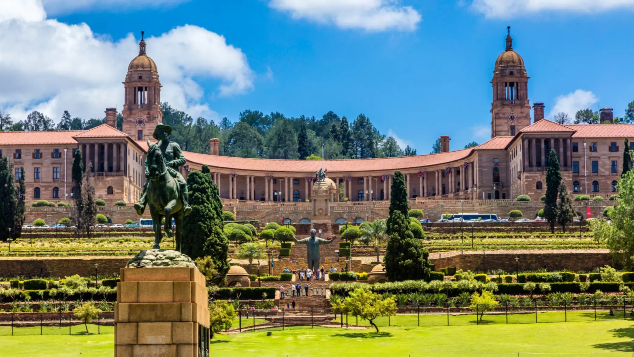 Les bâtiments de l'Union à Pretoria, Afrique du Sud