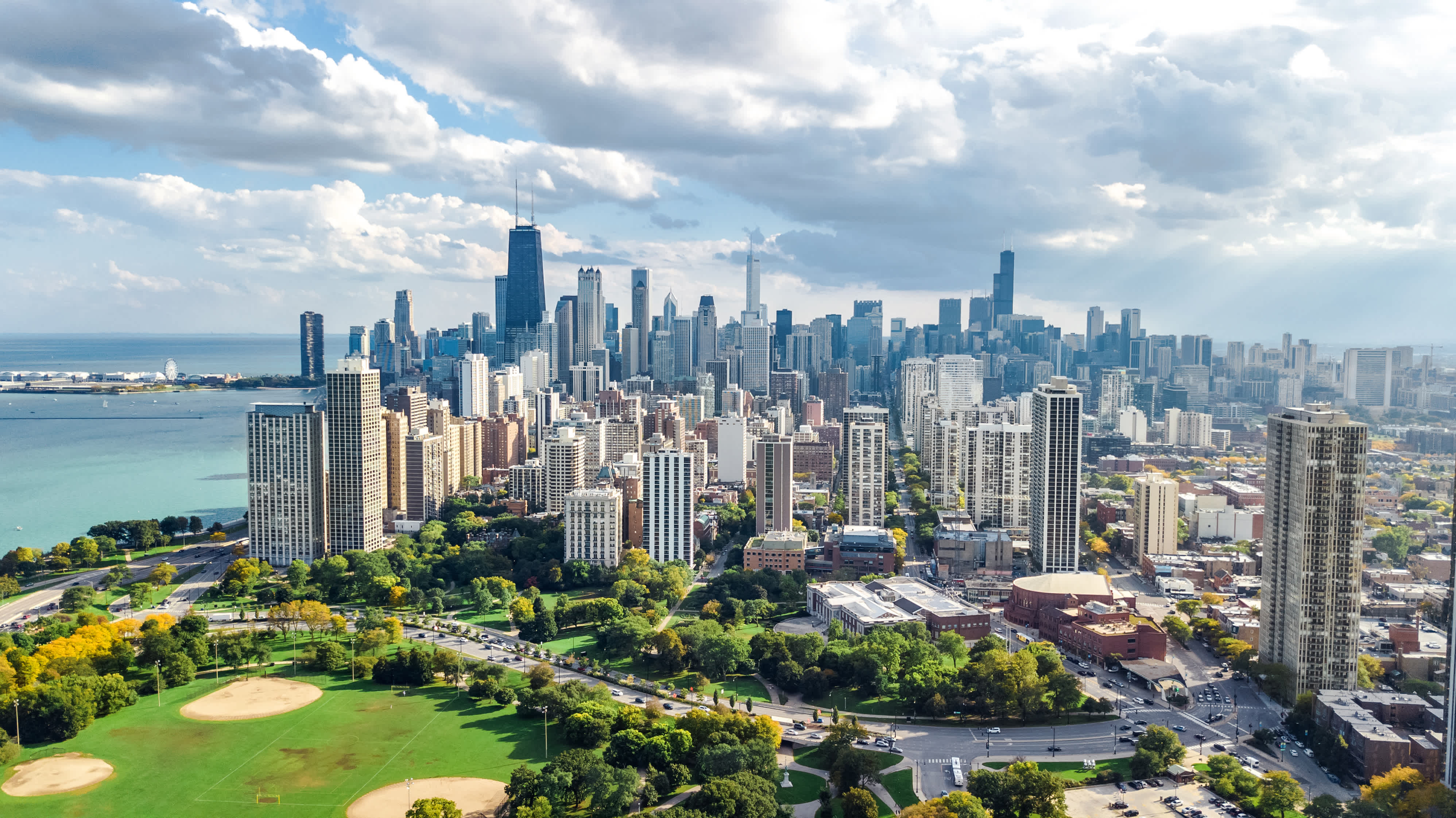 Die Skyline von Chicago