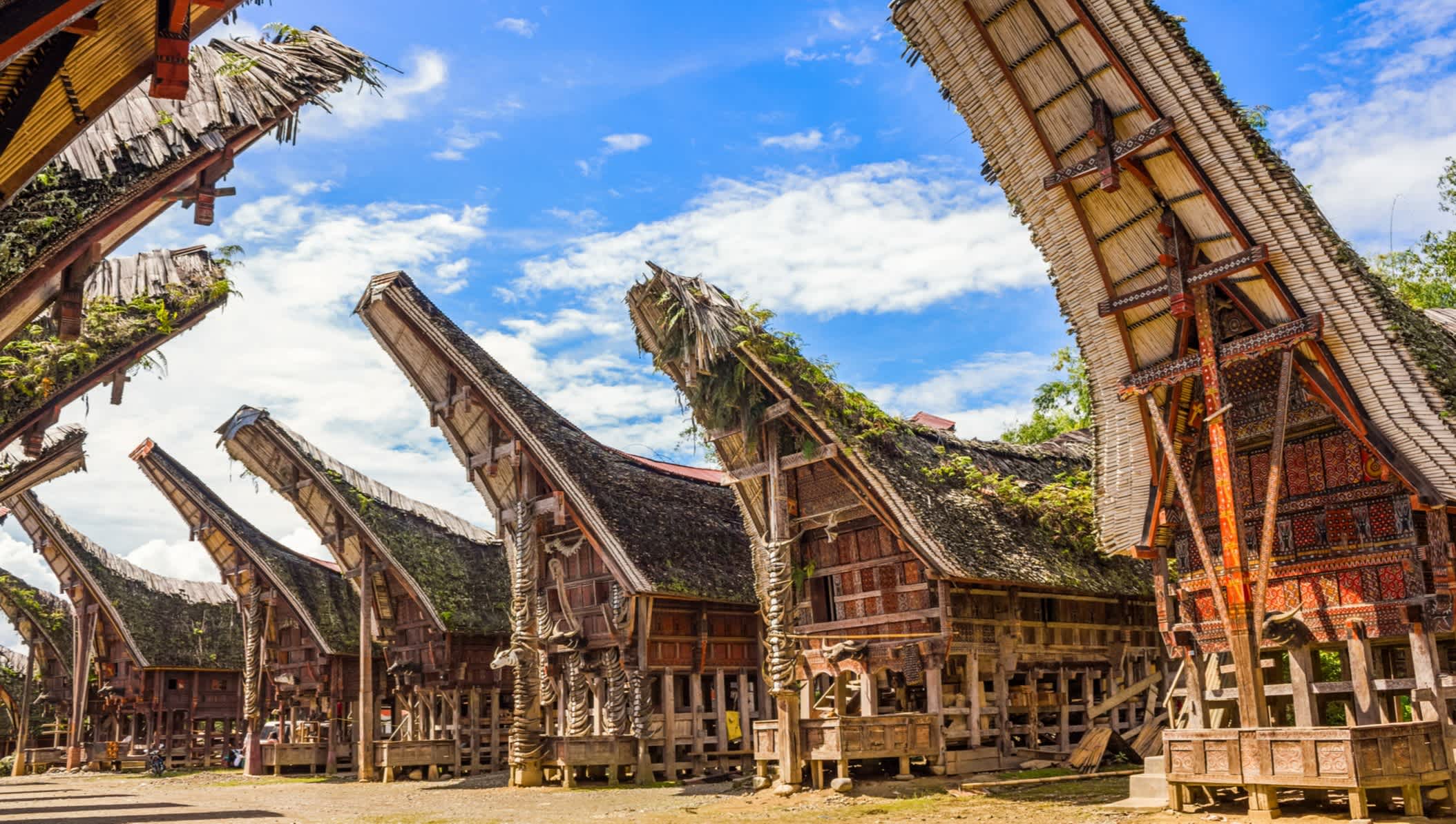 Historische Häuser in South Sulawesi 