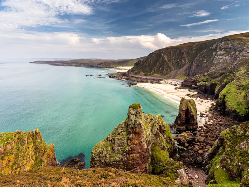 Wester Ross, Schottland Wester Ross in Schottland, eine Region mit dramatischen Berglandschaften, atemberaubenden Küsten und ruhigen Fjorden