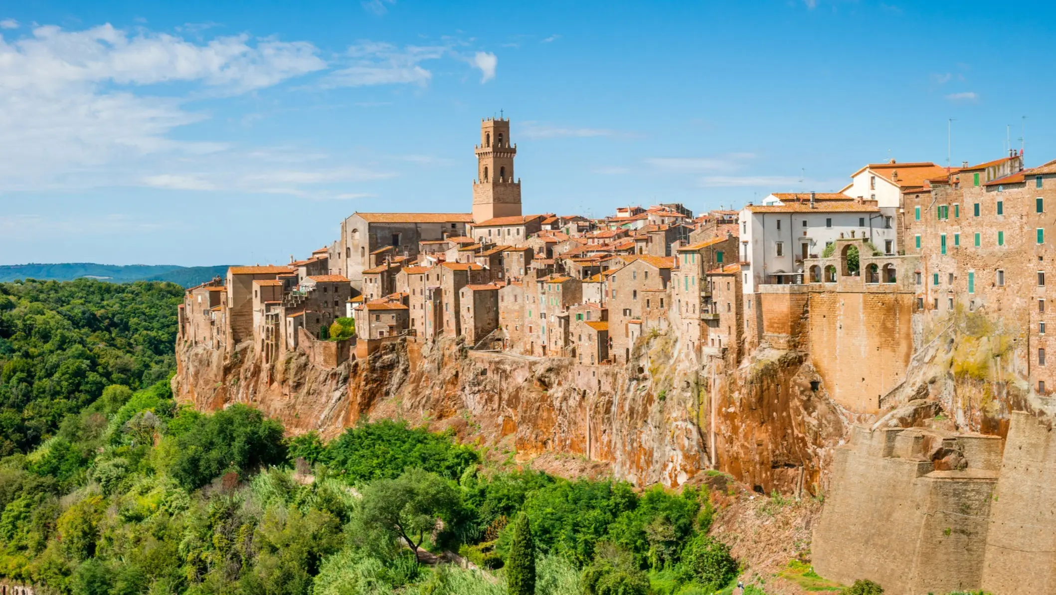 Pitigliano, Toscane Vieille ville de Pitigliano en Toscane, Italie