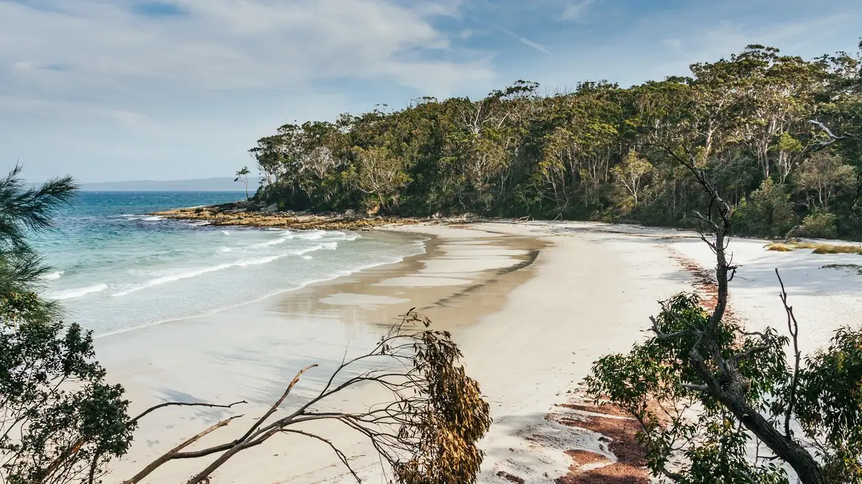 Baie de Jervis, plage de sable blanc en Nouvelle-Galles du Sud