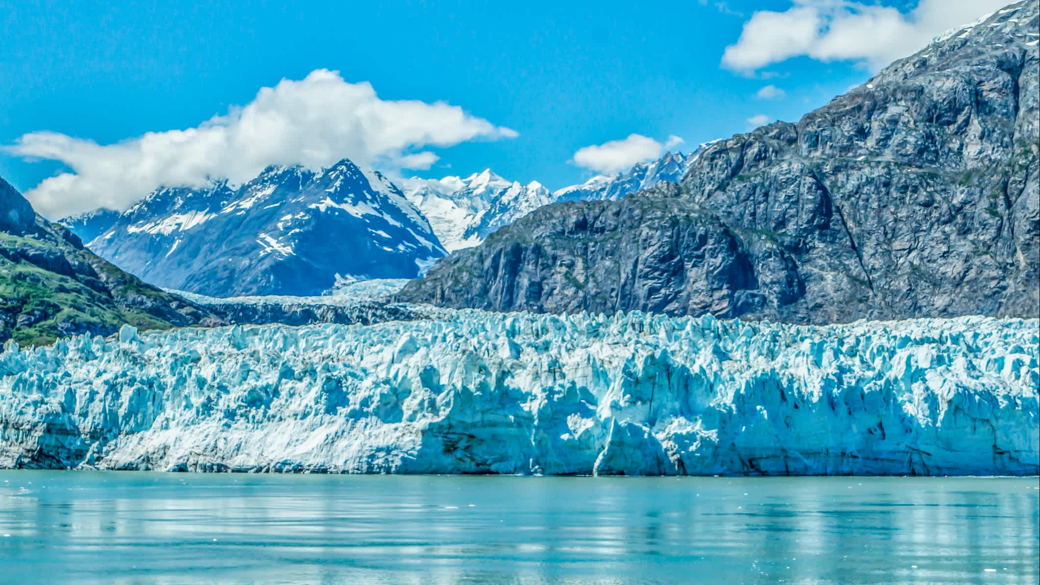 Panneaux de glace dans le parc national de Glacier Bay en Alaska, États-Unis
