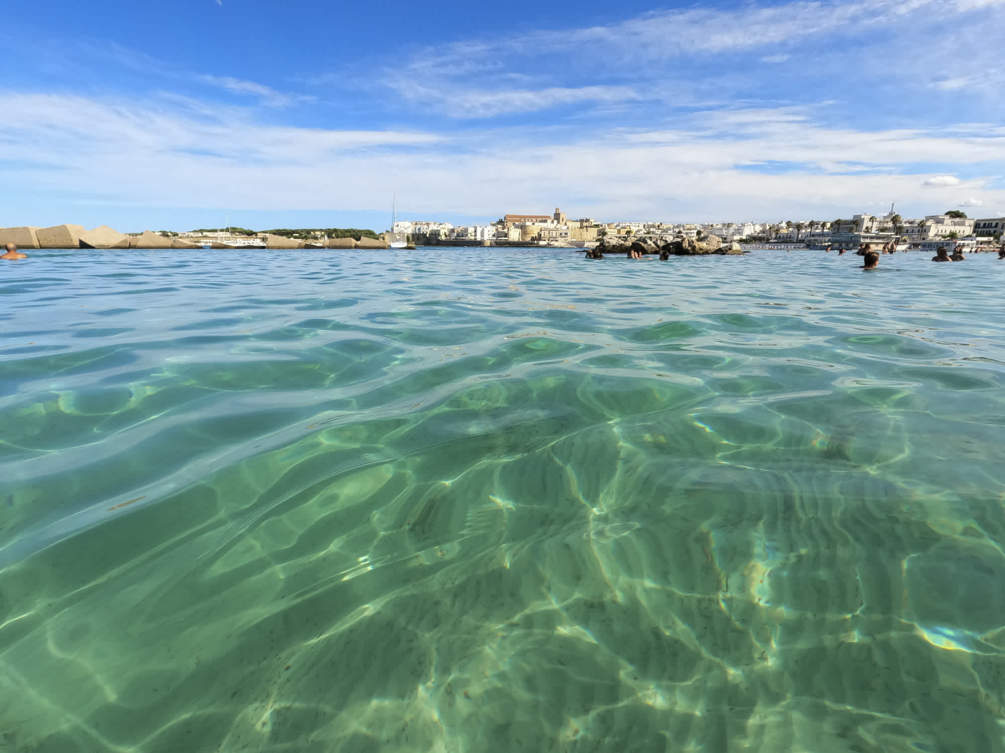 Plongée sous-marine dans l'Adriatique Plongée libre à Otranto Pouilles Italie