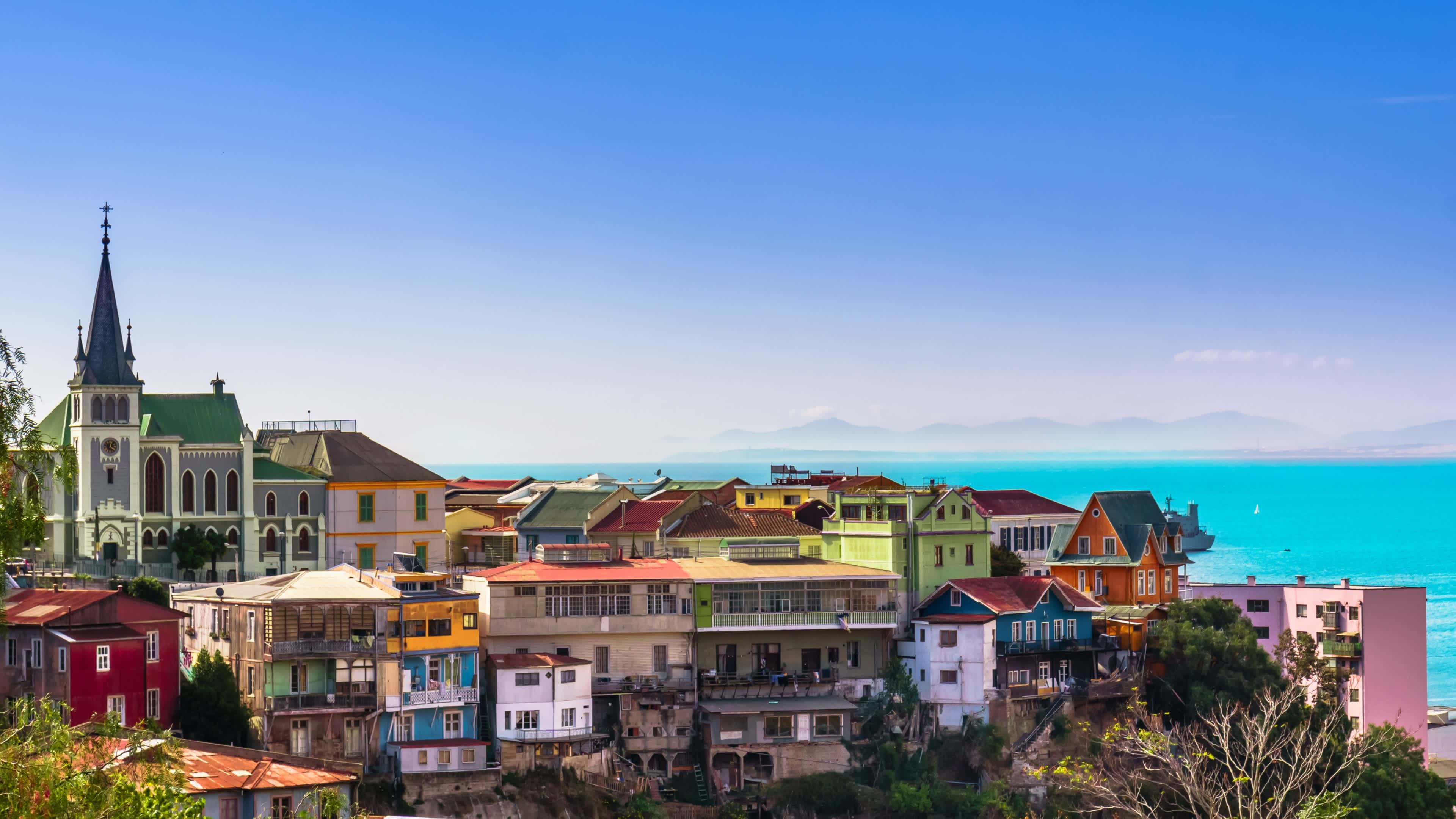 Blick auf Valparaiso in Chile