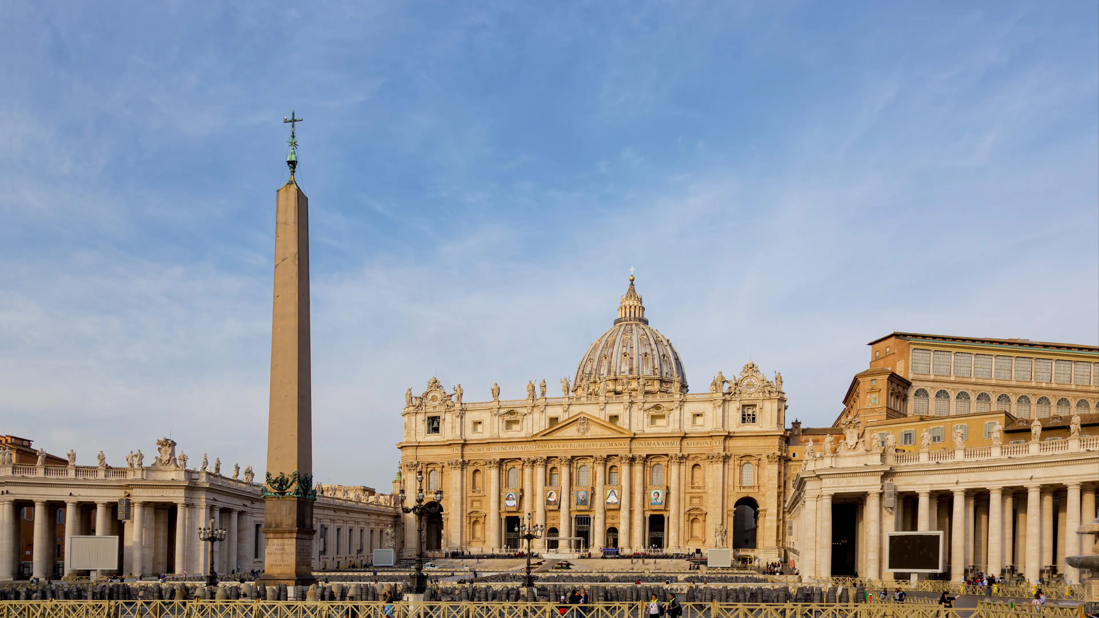 St. Peter's Square at sunset