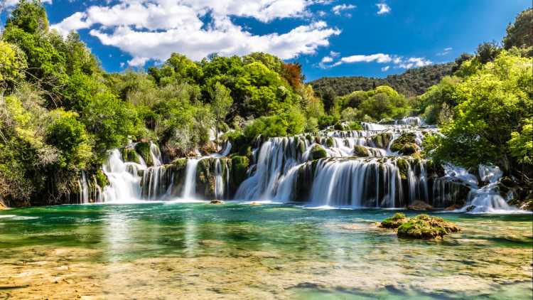 Wasserfall im Nationalpark Krka-Dalmatien, Kroatien