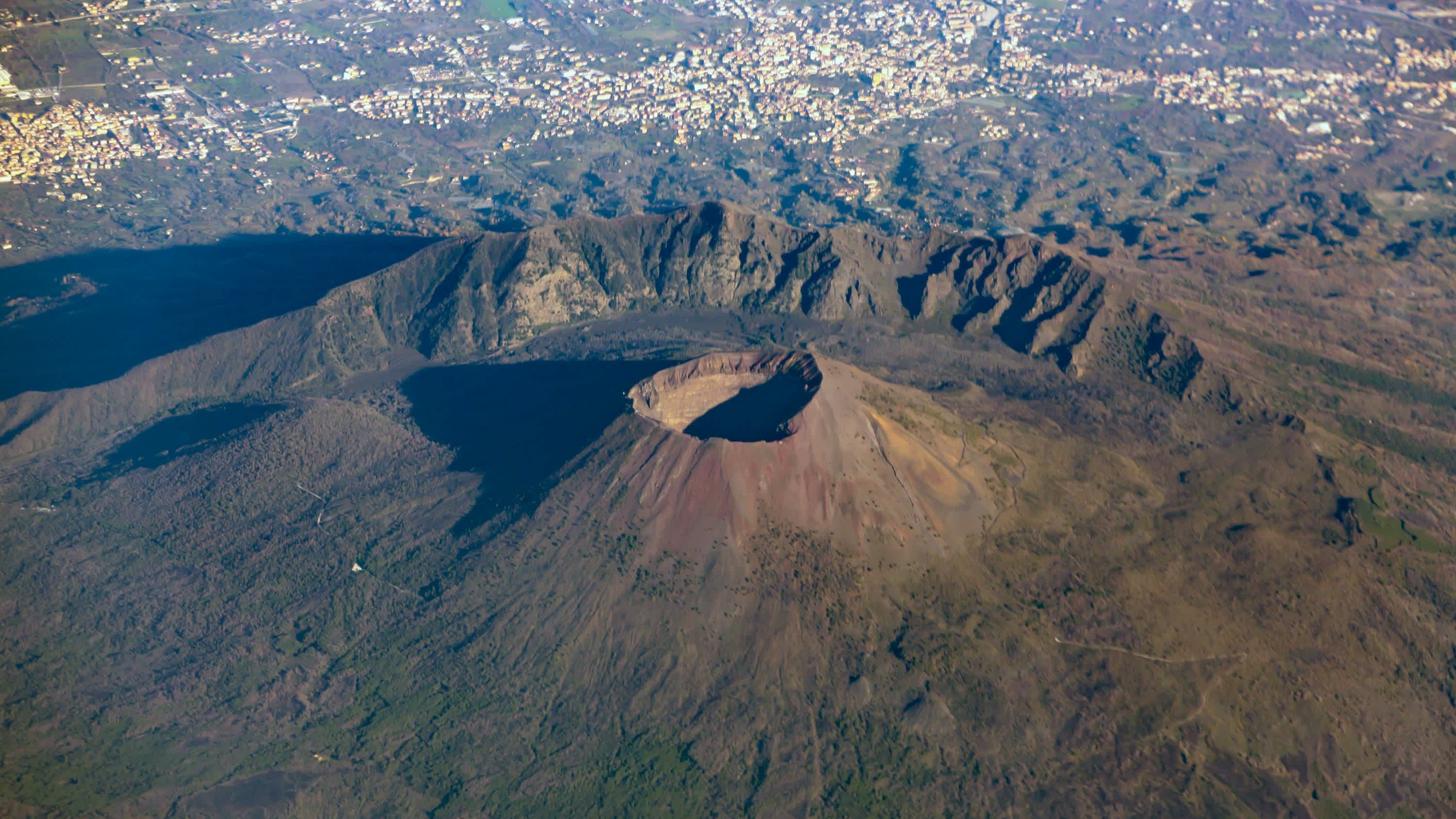 Volcan du Vésuve en Italie