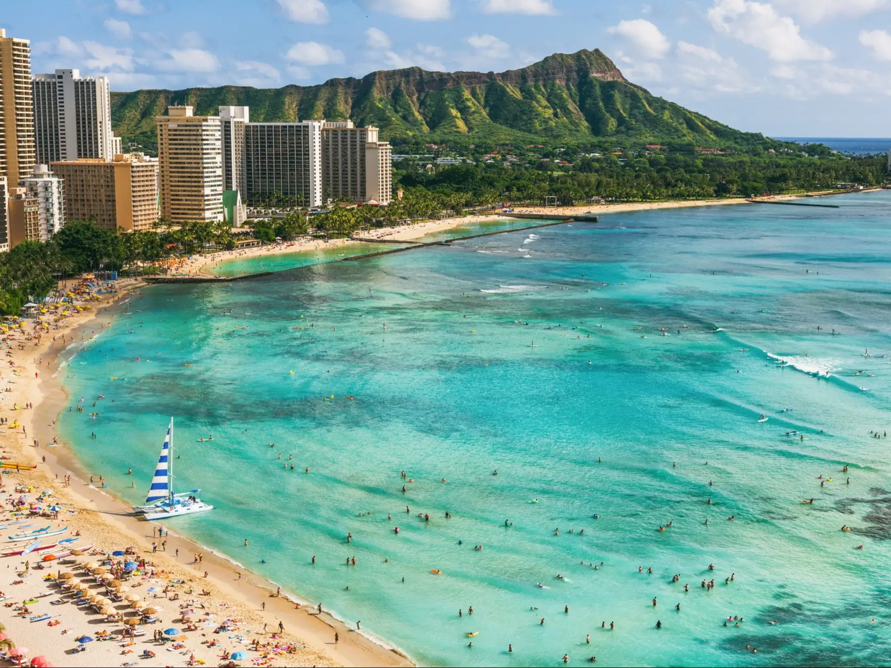 Hawaii, Waikiki Beach