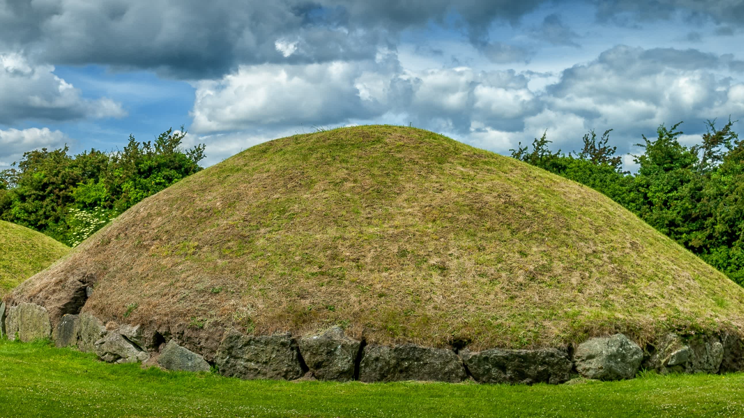 Grabhügel von Knowth Passage, Boyne Valley, Grafschaft Meath, Irland