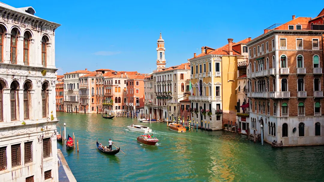 Venedig an einem sonnigen Tag.