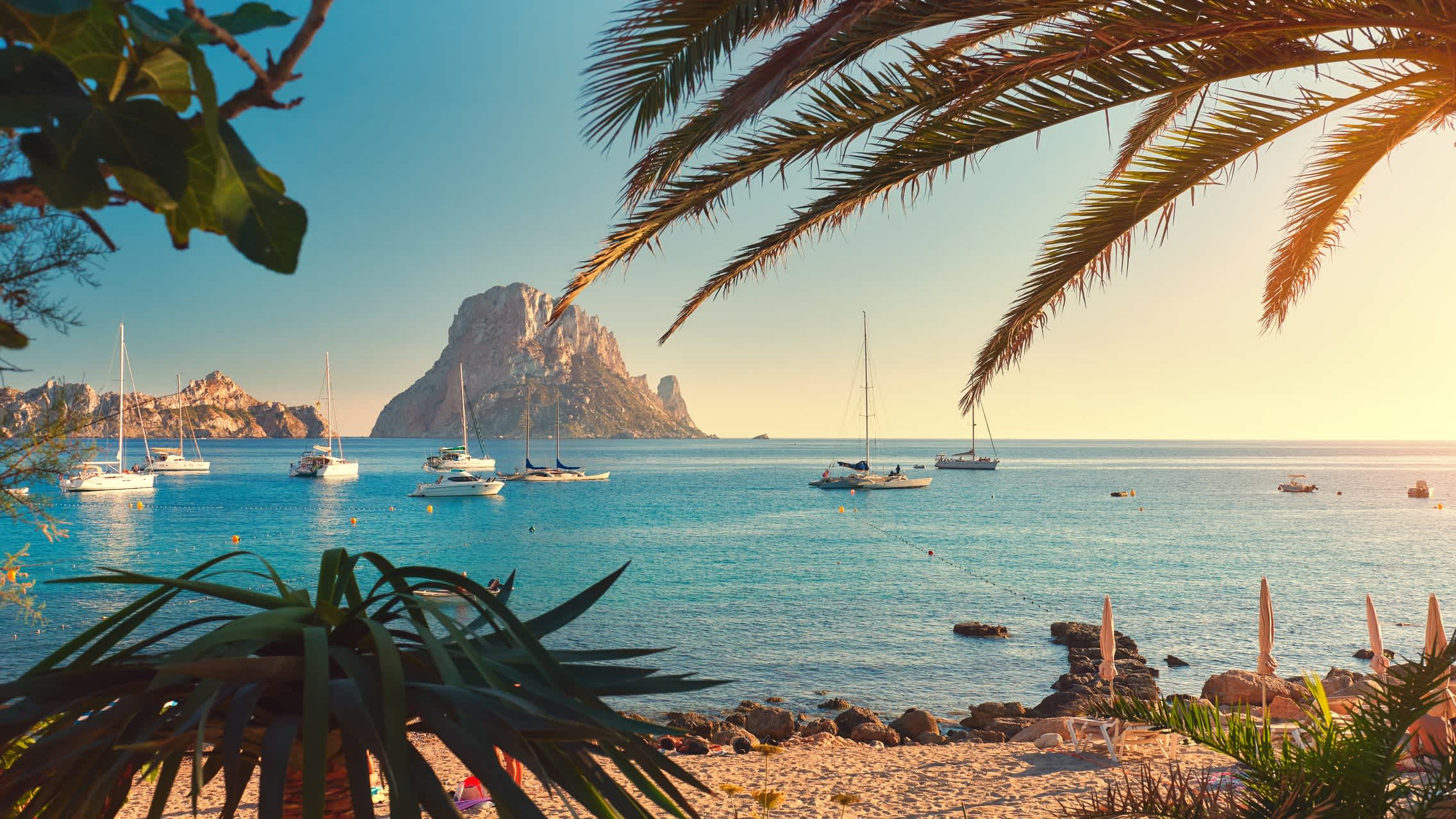 Geheimnisvolle Insel Es Vedra, Insel Ibiza, Balearen