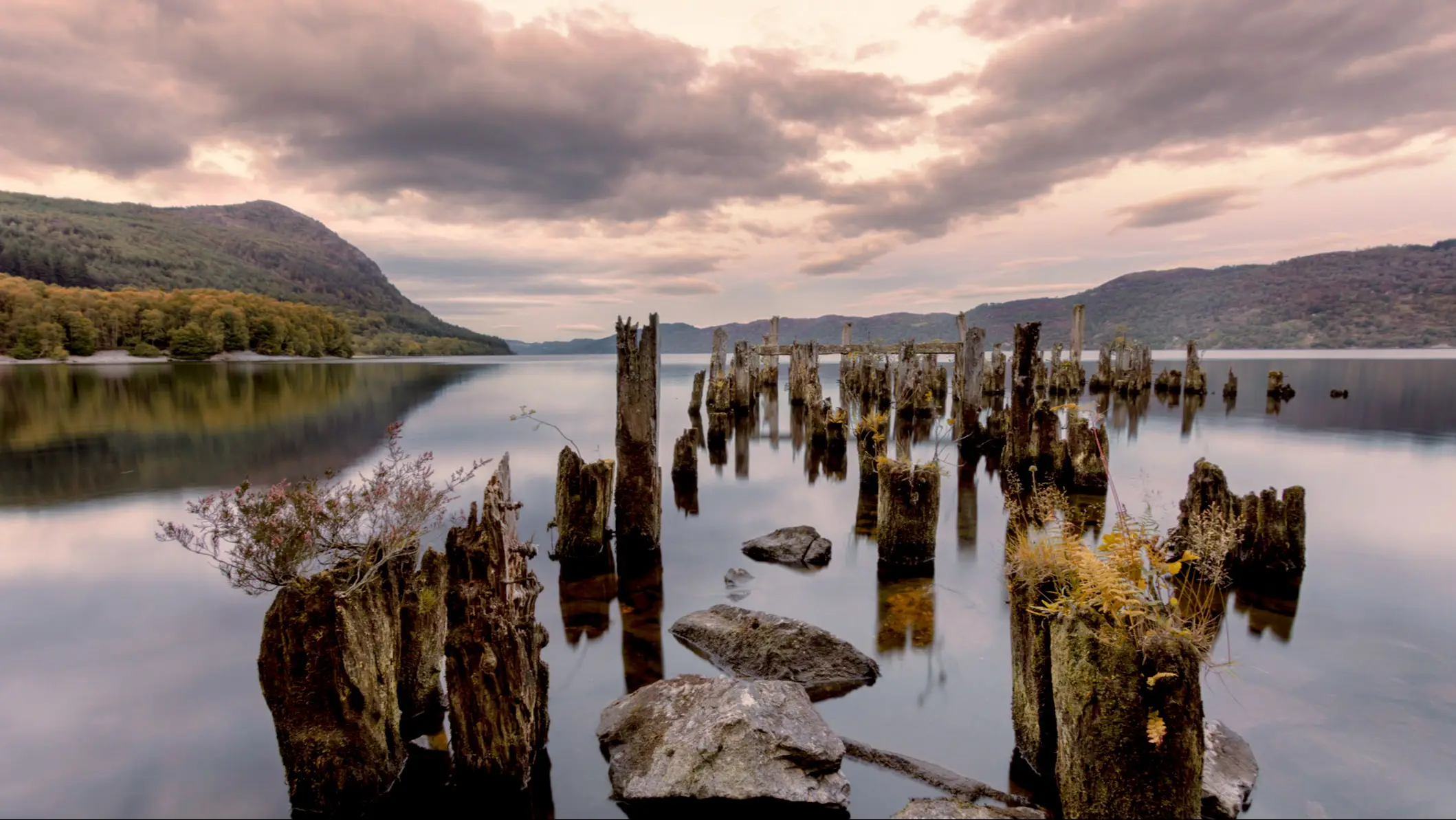 Loch Ness in the Scottish Highlands

