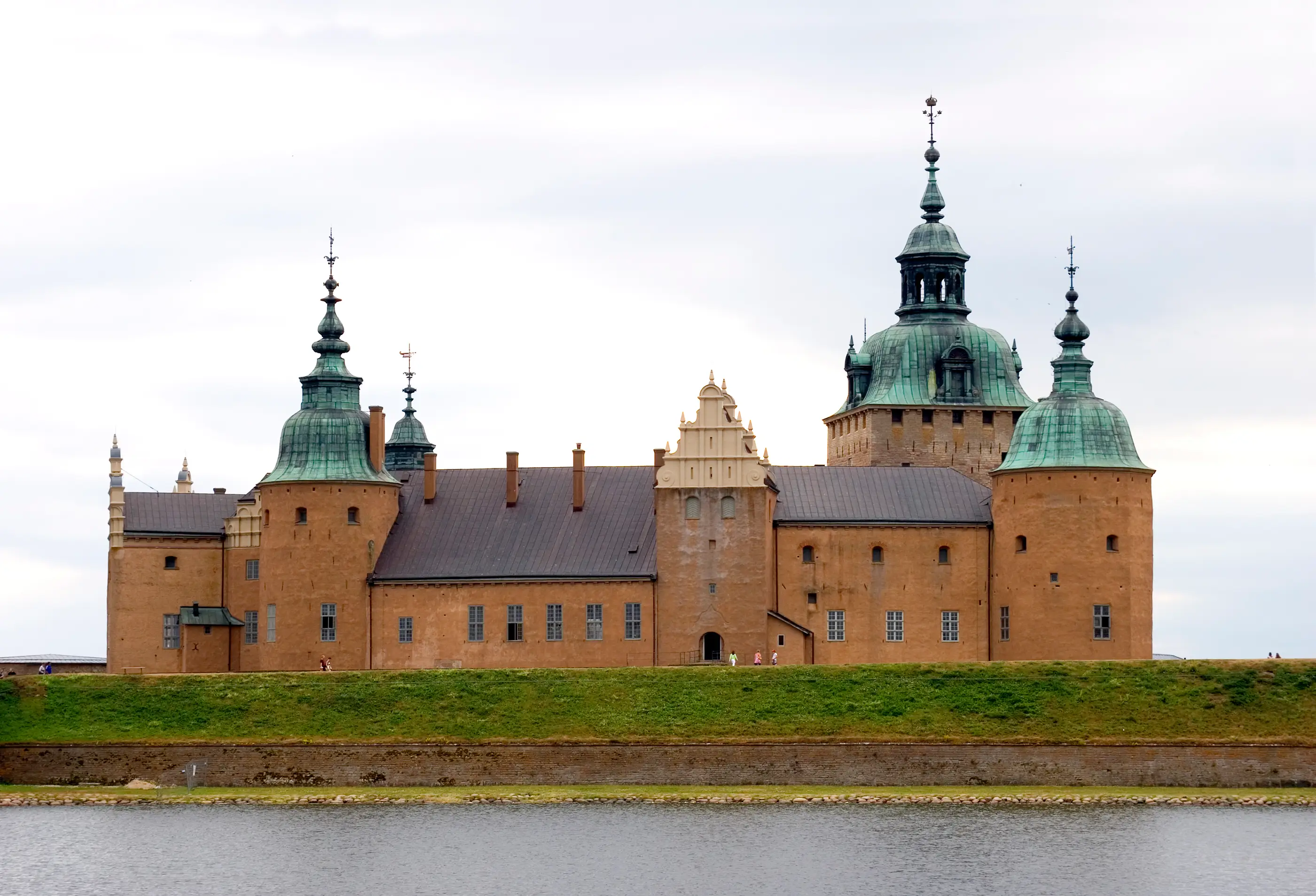 Kalmar, Schlossgebäude, Schweden, Architektur, Außenaufnahme von Gebäuden Kalmar, Schlossgebäude, Schweden, Architektur, Außenaufnahme von Gebäuden