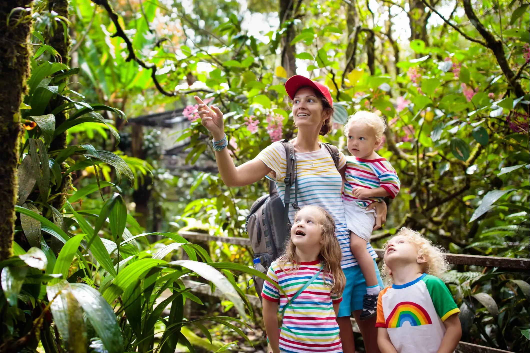 Malaysia, Borneo, Familienreise Familienwandern im Dschungel von Borneo, Malaysia
