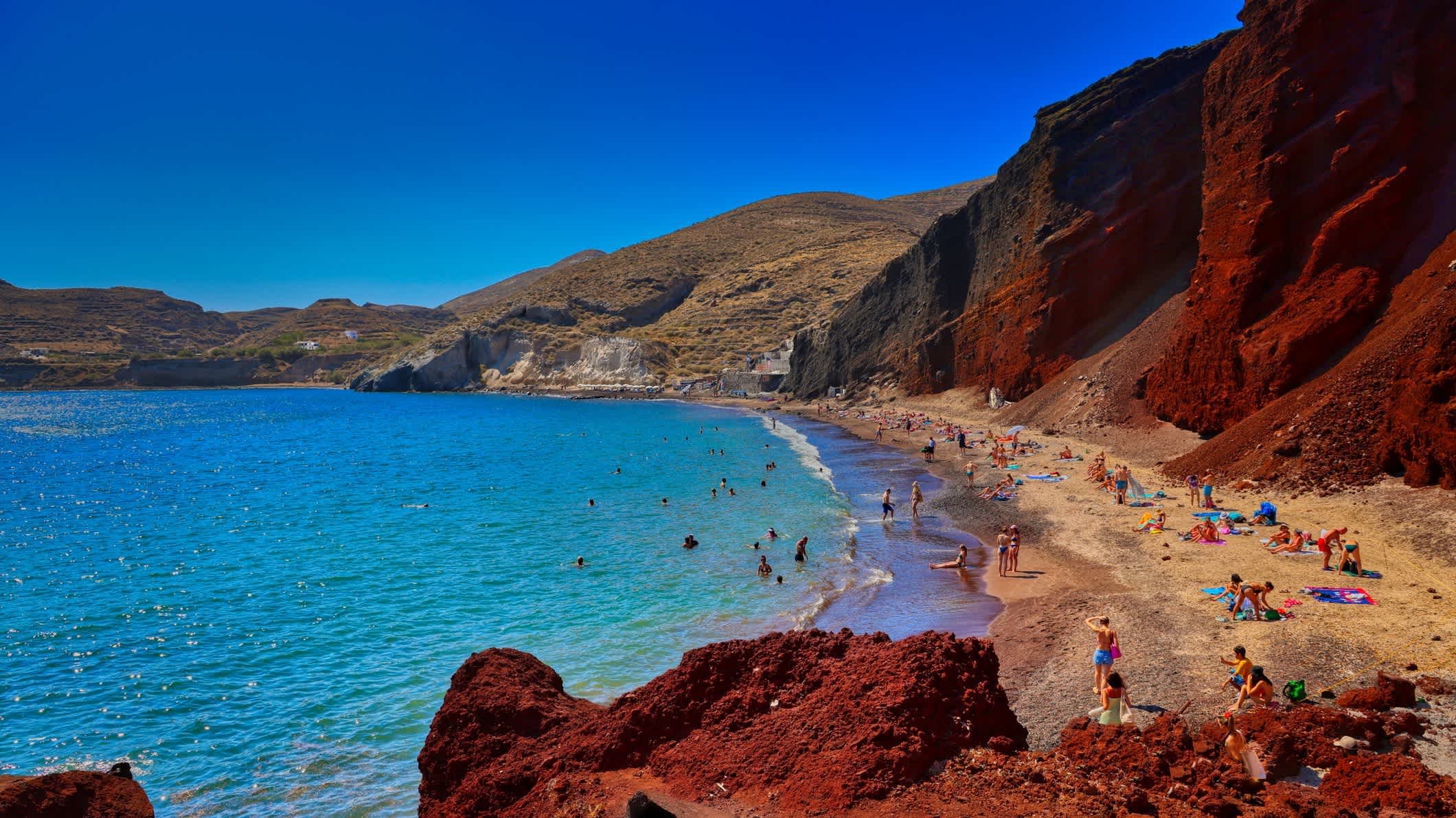 Unsere Top 12 Strände auf Santorini für 2024 | Tourlane | Strandtücher