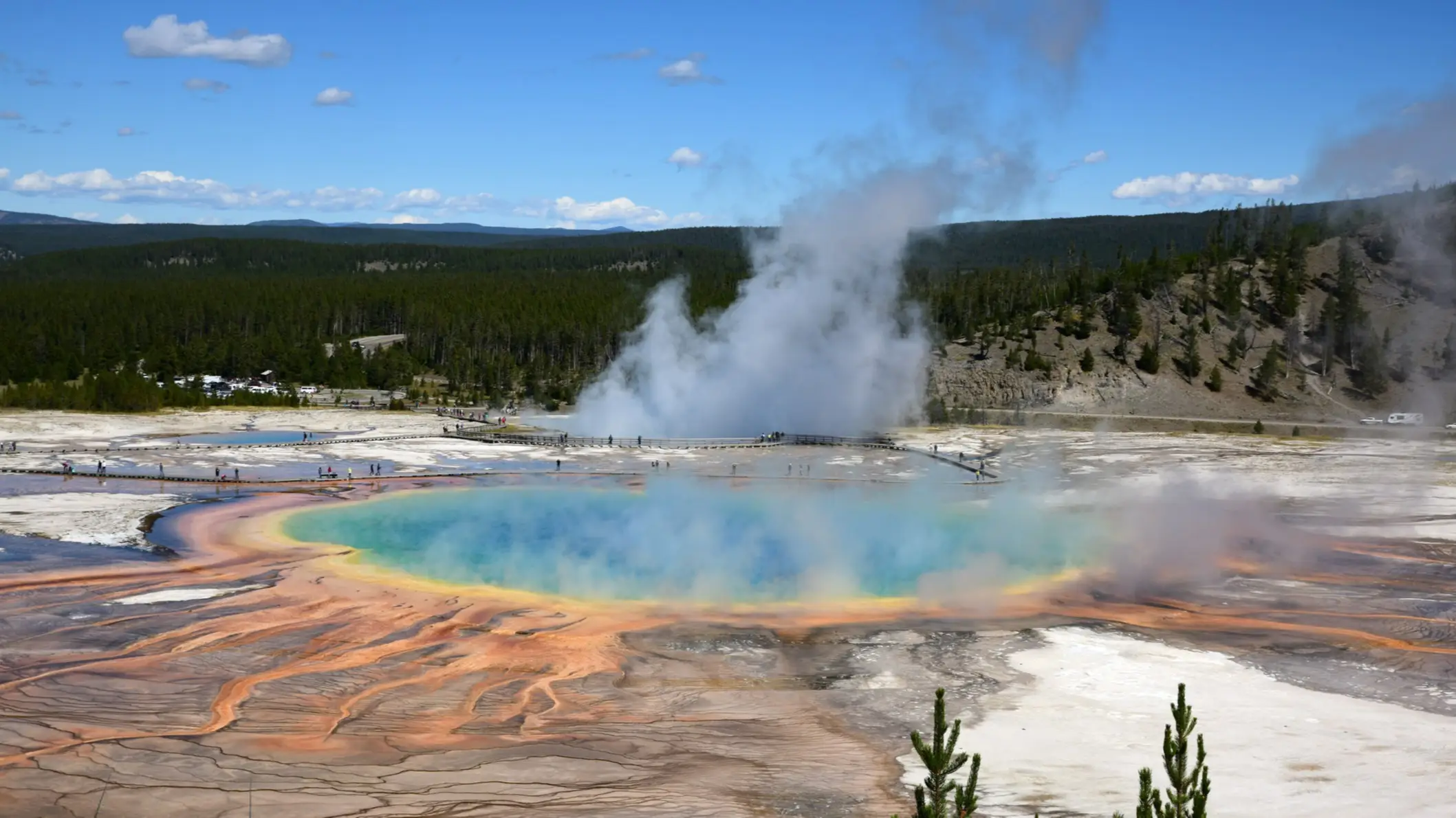 États-Unis Wyoming Parc national de Yellowstone Parc national de Yellowstone, Grande Source Prismatique, États-Unis
