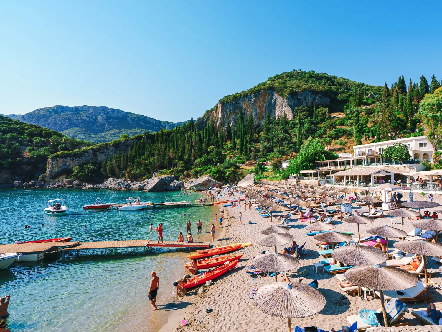 Griechenland, Korfu, Strand