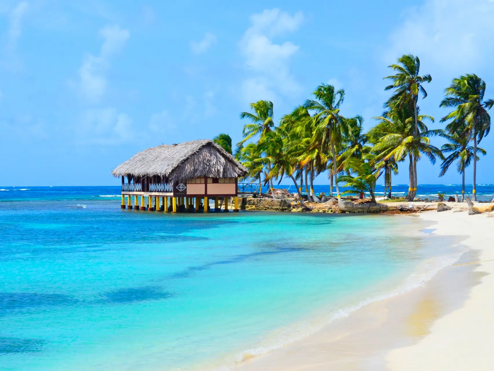 Panama, Îles San Blas, plage