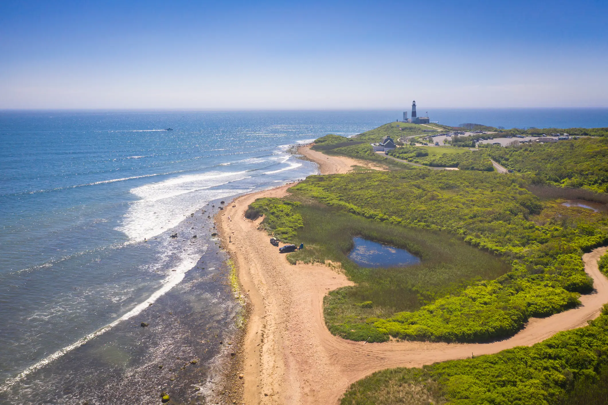 USA, Long Island, Montauk Point State Park Montauk Point State Park