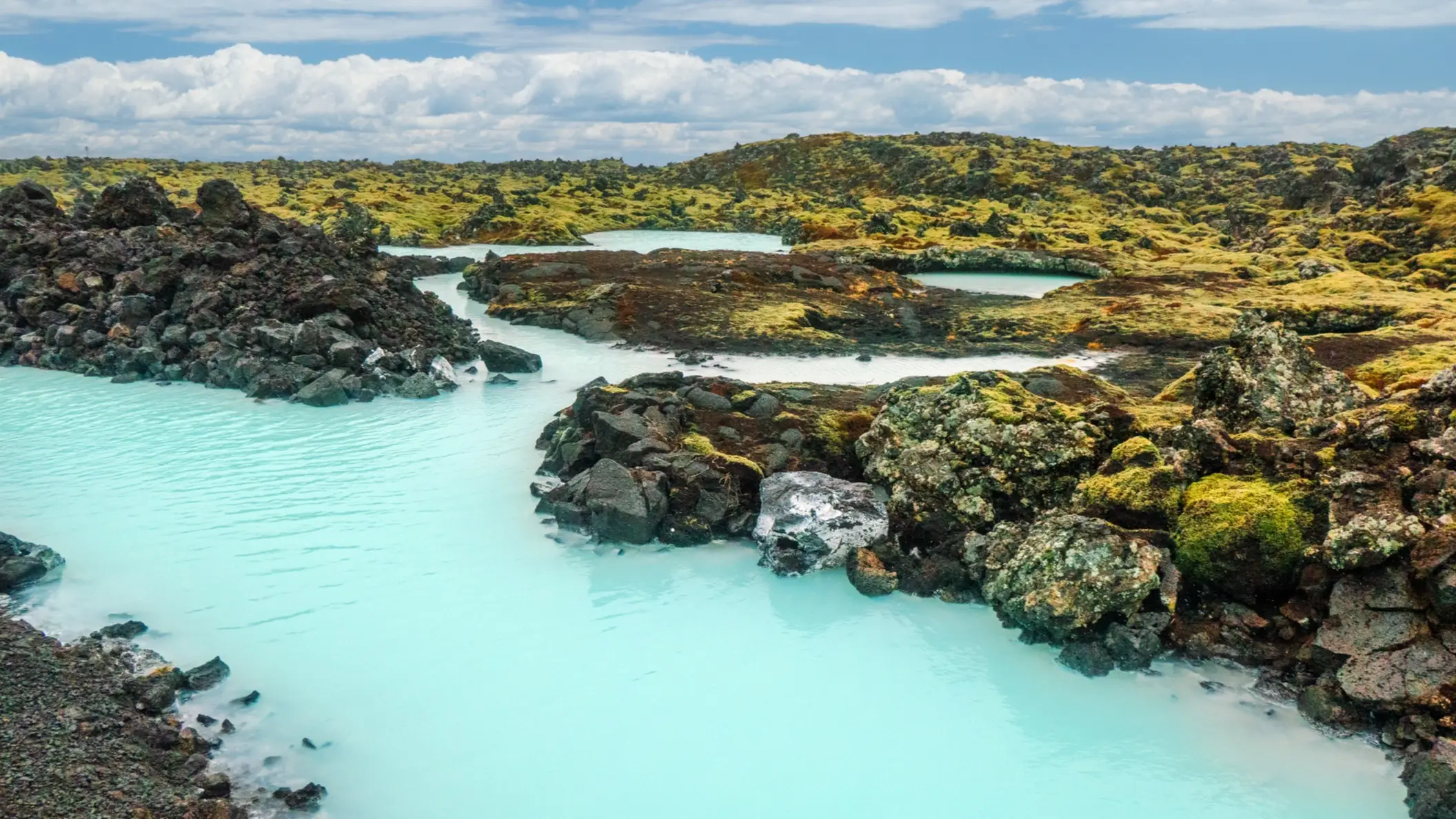 Island, Reykjanes-Halbinsel Die Vulkanlandschaft in der Nähe der Blauen Lagune im Südwesten Islands.