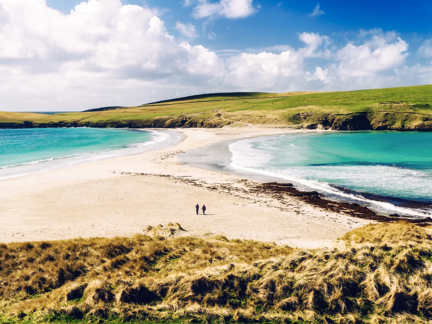 Schottland, Shetland, Tombolo