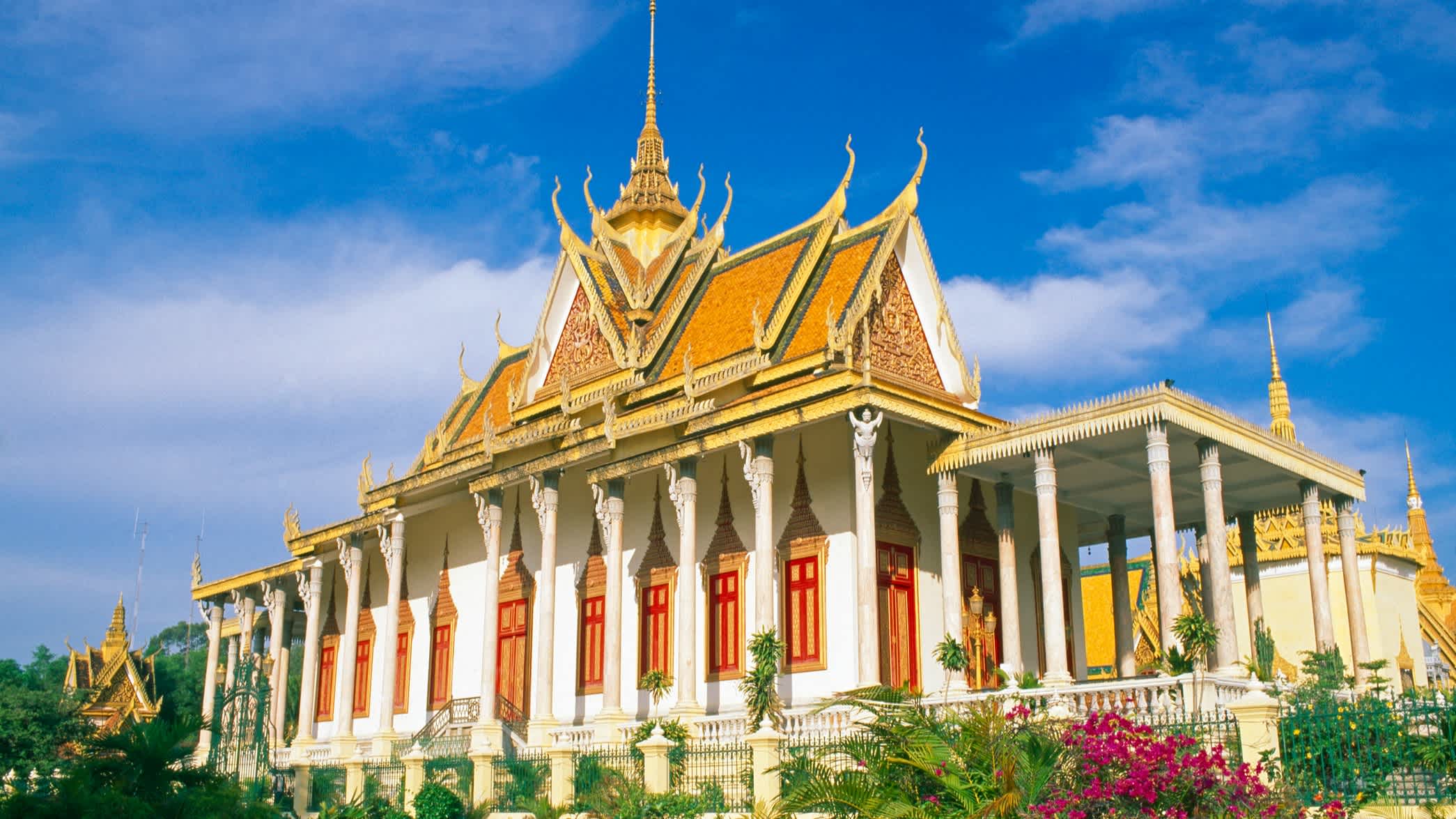 Der bunte Royal Palace in Phnom Penh