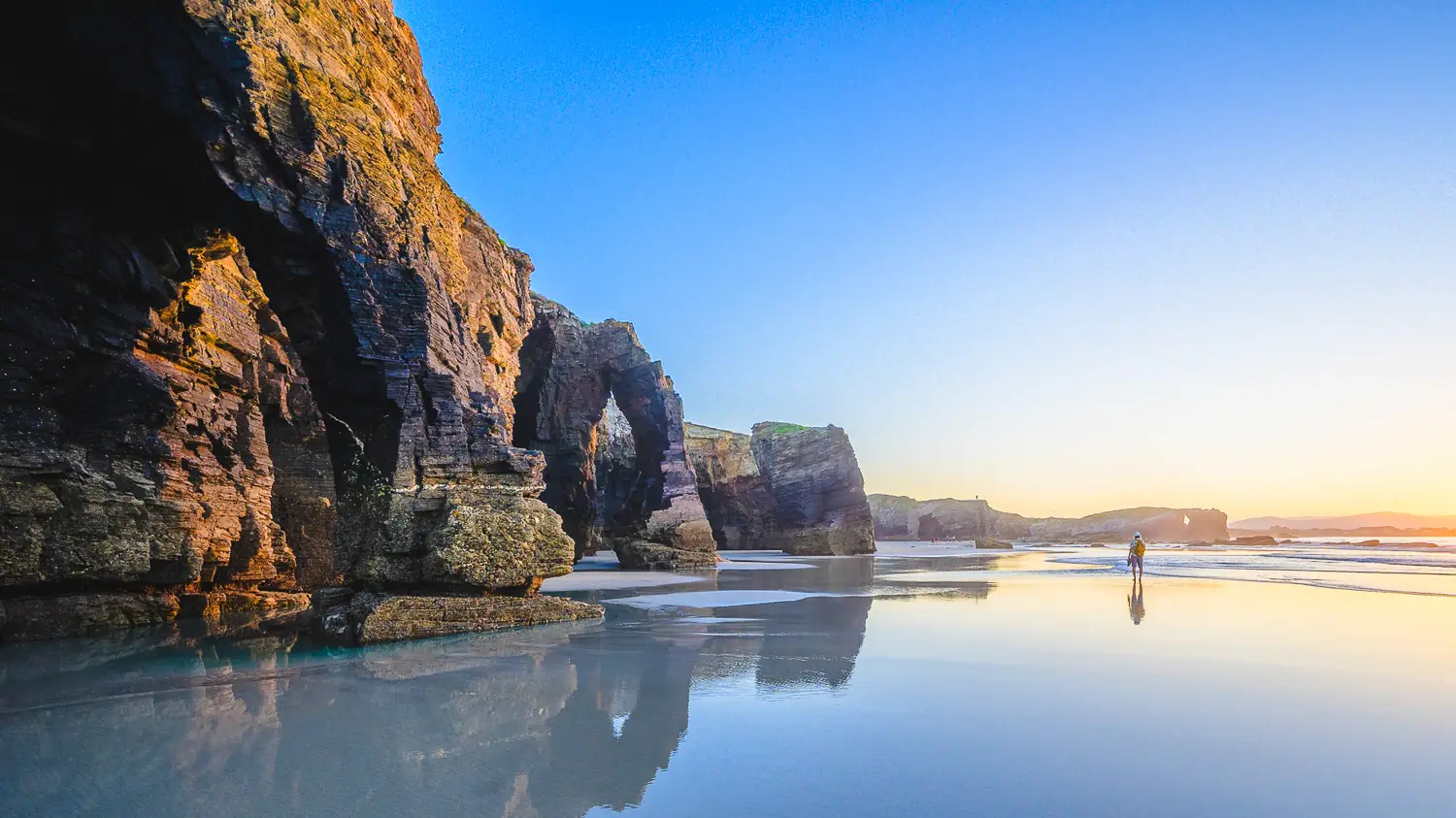 Sonnenuntergang am Strand