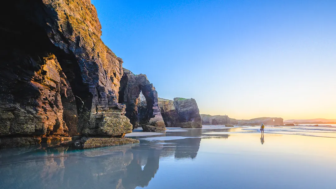 Sonnenuntergang am Strand