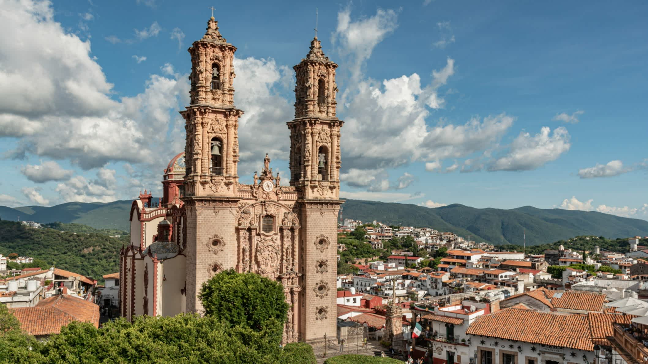 Historische Kirche in der malerischen Kolonialstadt Taxco, Mexiko